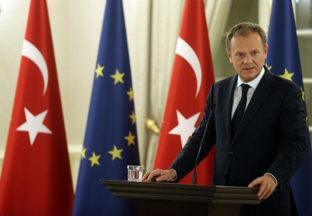 ‘Hard work’ needed to patch up Turkish refugee proposal, EU’s Tusk says
