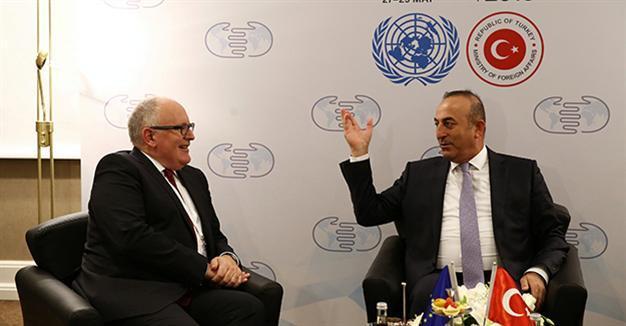 EU’s Timmermans cites progress on visa-free travel for Turkey