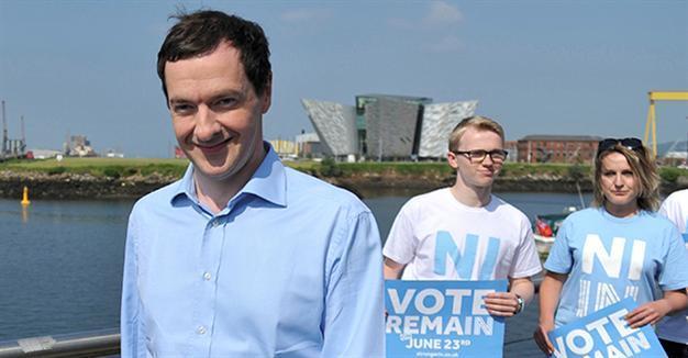UKs Osborne, campaigning against Brexit, says Turkey wont join EU