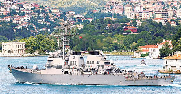 Russia confront in Black Sea over warship