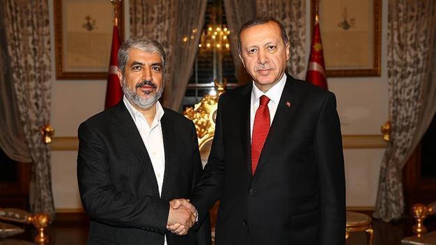 Turkish President Erdoğan meets Hamas leader Mashal in Istanbul
