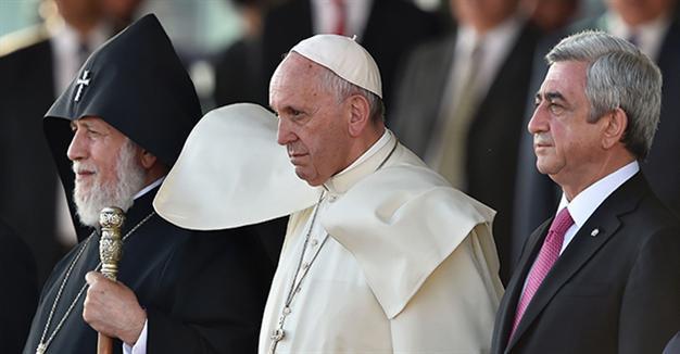Turkey says pope’s genocide words show ‘unconditional commitment to Armenian narrative’