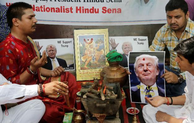 Divine intervention Indian Hindus ask gods to help Trump