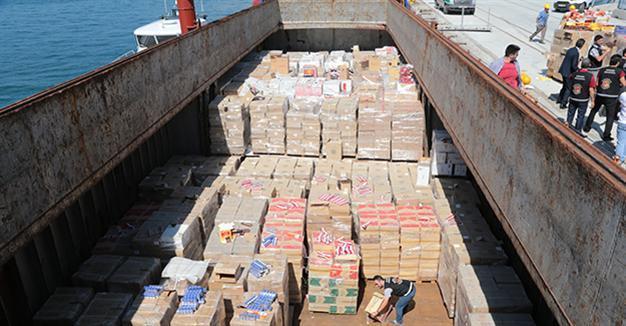 Over 3 million cigarette packets seized from vessel in Istanbul