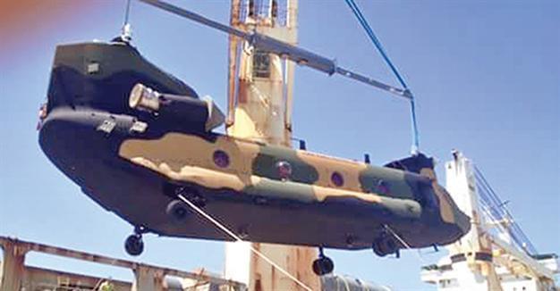 First Chinook helicopters delivered to Turkey