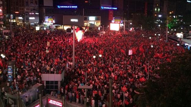Thousands protest coup attempt across Turkey