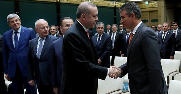 Erdoğan, bar head in warm meeting two years after big spat