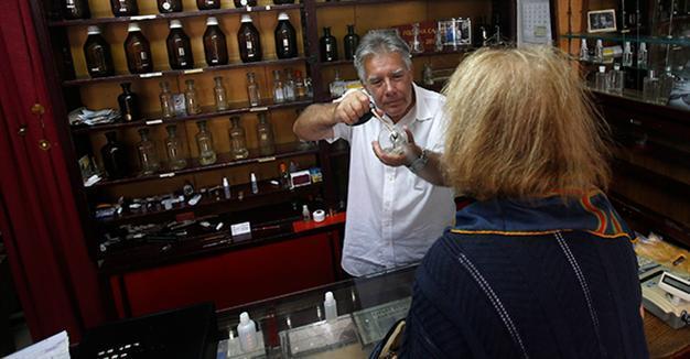 Belgrades old perfume shop holds back the years