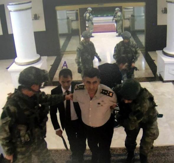 Photographs from July 15 show generals’ abduction by coup plotters