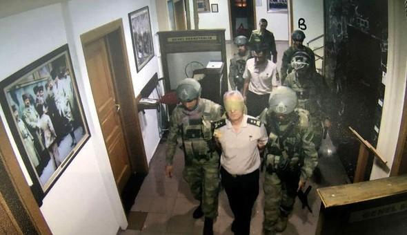 Photographs from July 15 show generals’ abduction by coup plotters