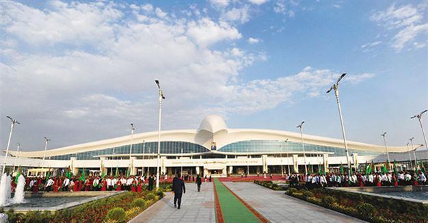 Turkmenistan opens $2bn bird-shaped international airport