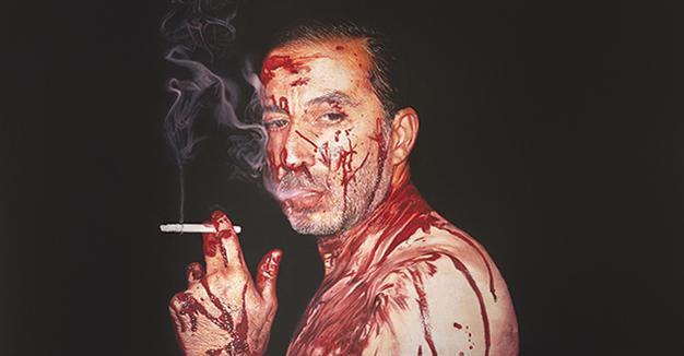 Suffering and beauty become a metaphor for canvas artworks