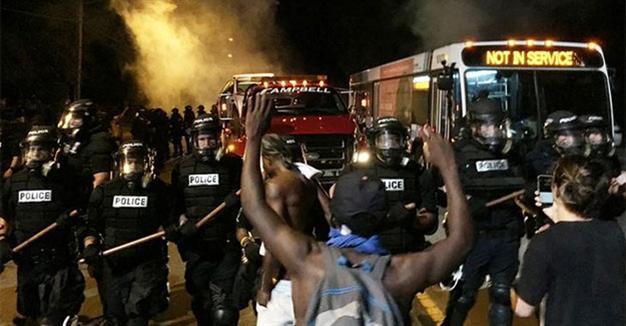 Protest erupts after police kill African-American man in North Carolina