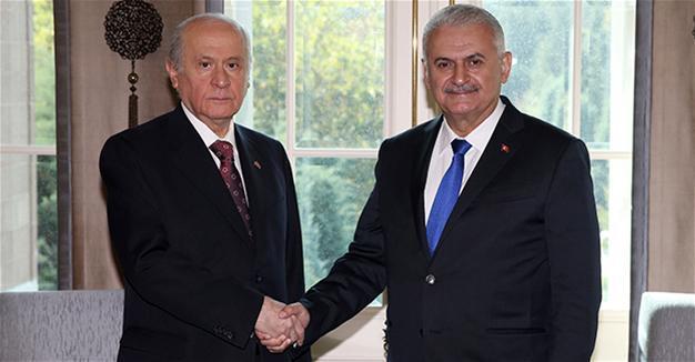 AKP, MHP leaders discuss new charter, presidential bid