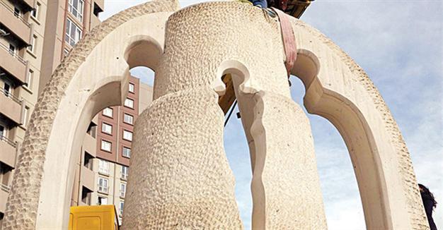Mehmet Aksoy sculpture finds a new home
