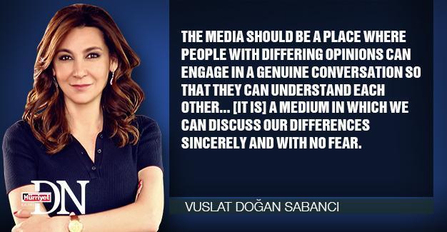 For peace we must find ways of living together, says Hürriyet chairwoman