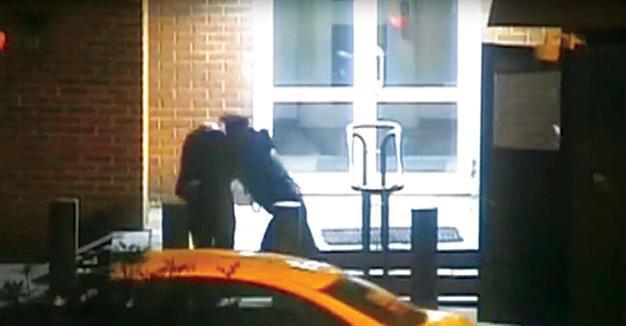 Footage shows US diplomat, Russian guard grappling on embassy steps in Moscow