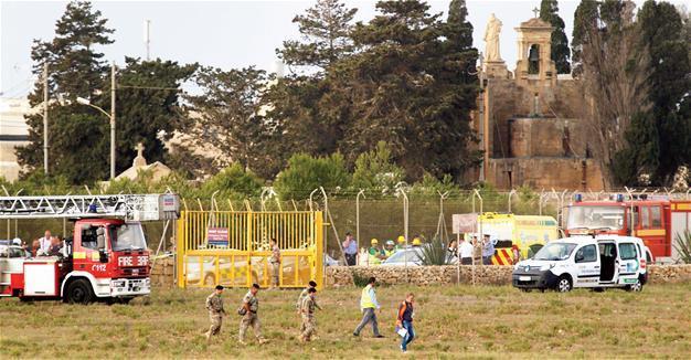 3 French defense officers killed in Malta plane crash