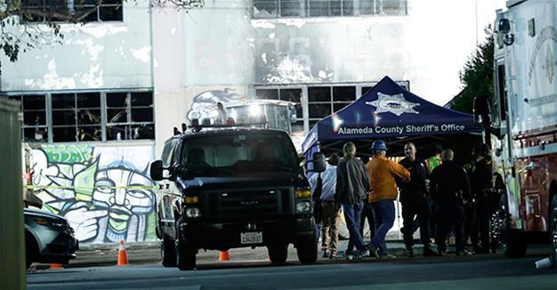 Up to 40 feared dead in California warehouse fire