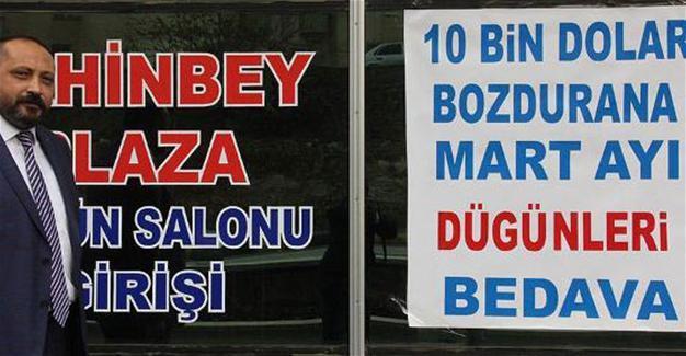 Turkish man gives away free tombstones to anyone who converts dollars to liras