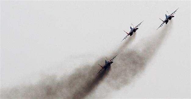 Russian fighter crashes in Mediterranean, says Defense Ministry