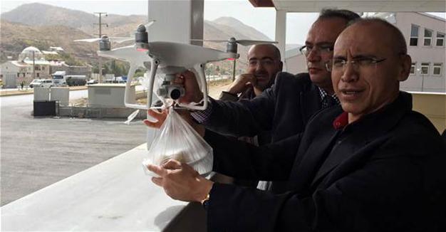 Police chief uses drone to send desserts to village guards in Turkey’s east
