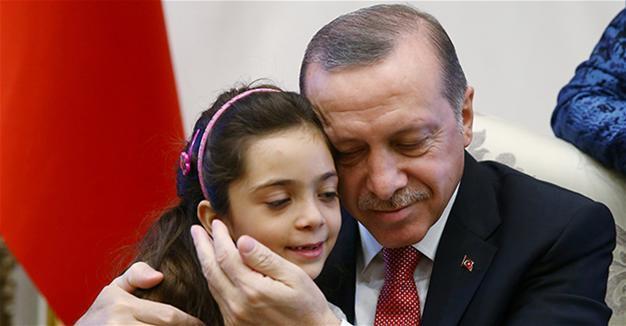 President Erdoğan hosts seven-year-old ‘Syrian Twitter girl’ Bana in Ankara