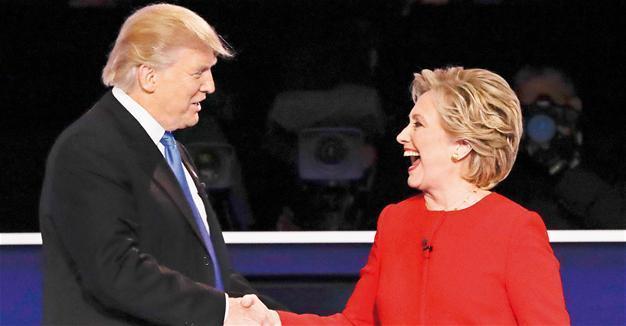 Clinton bests Trump in first face-to-face debate