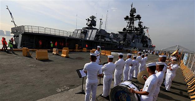 Moscow seeks naval drills as Russian warships visit Manila