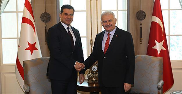 Prime ministers of Turkey, Turkish Cyprus discuss electricity link