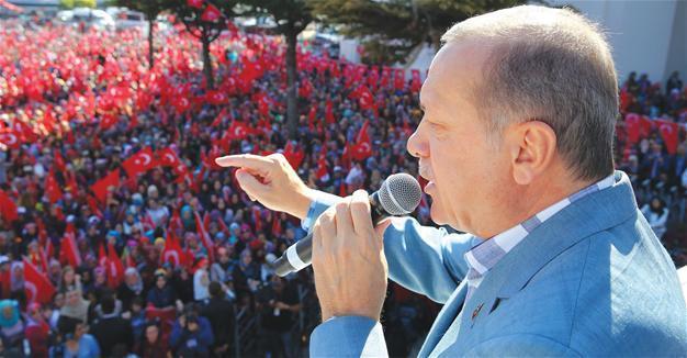 Erdoğan thanks locals of Ankara town for stance against coup