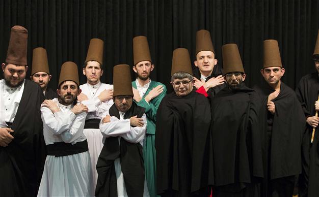 Disabled whirling dervishes awe audience with their performances