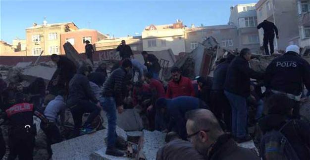 Two killed after collapse of building in Istanbul