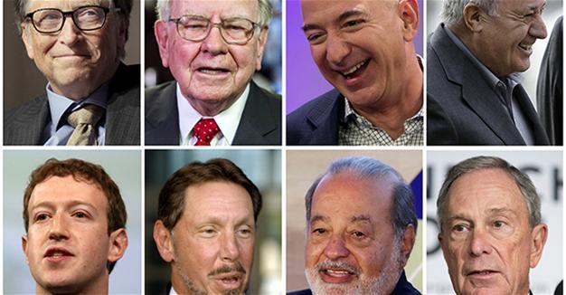 Eight men own same as poorest half of world: Oxfam