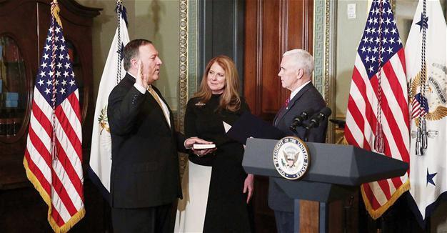 Former congressman Mike Pompeo sworn in as new CIA director