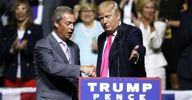 Farage ‘flattered’ by Trump suggestion he become ambassador