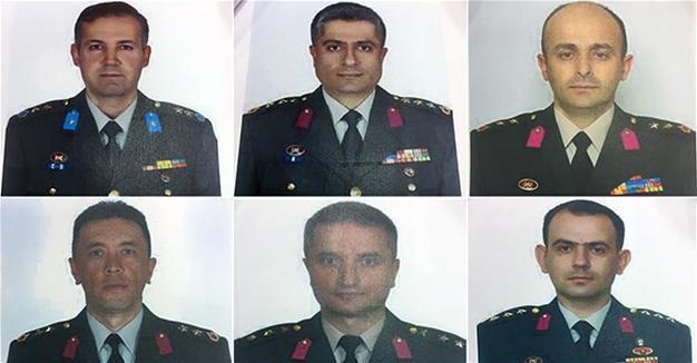 Images of six on-the-run military officers linked to Turkey’s coup attempt released to press