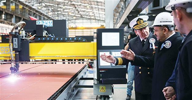 Turkey starts to make first ‘indigenous’ frigate