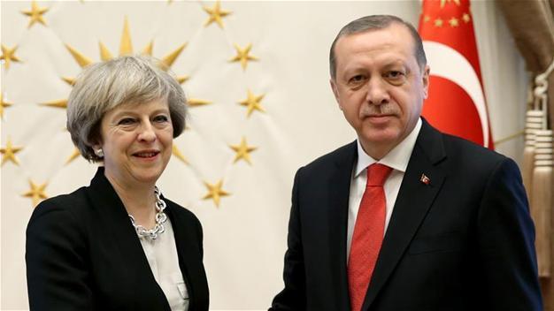 Turkey’s Erdoğan, British PM discuss boosting trade relations, Syria, Cyprus in Ankara