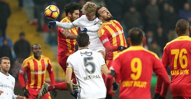 Kayserispor scores four to dent Fenerbahçe’s title dreams