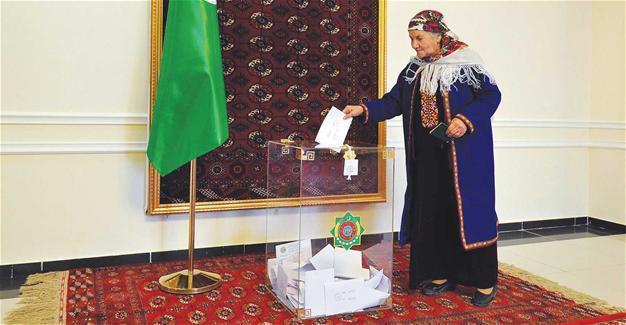 Turkmen president wins new 7-year term with nearly 98% of vote