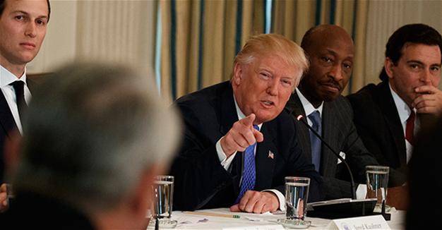 Trump tells CEOs he plans to bring back millions of jobs