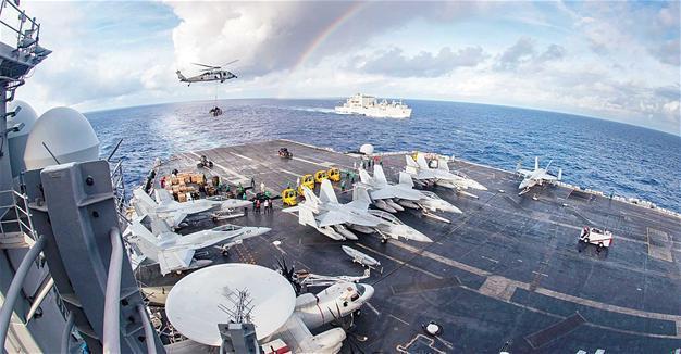US carrier group patrols in tense South China Sea