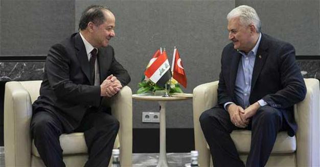 Turkish PM meets Iraqi regional government president