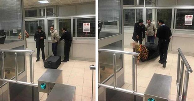 Police detain two Georgians after woman attempted to enter Turkey in luggage