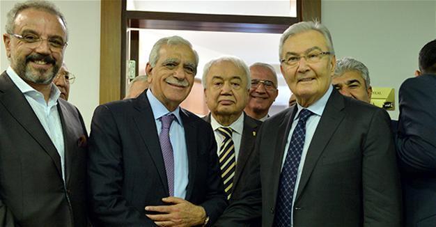 Ousted Mardin co-mayor Türk visits former main opposition leader Baykal