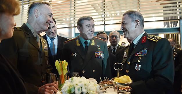 Turkish, US top soldiers meet after three-way Syria summit with Russia