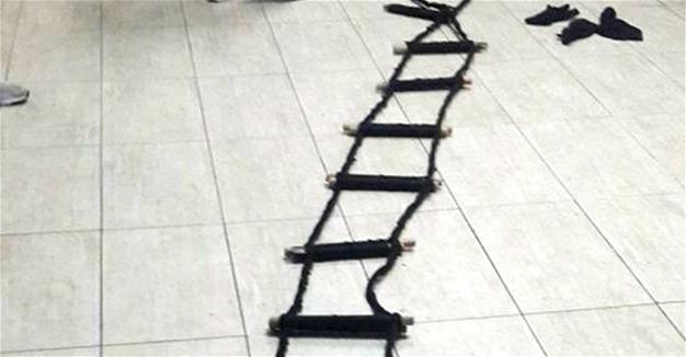 Six inmates caught after prison break attempt with makeshift ladder in Turkey’s İzmir