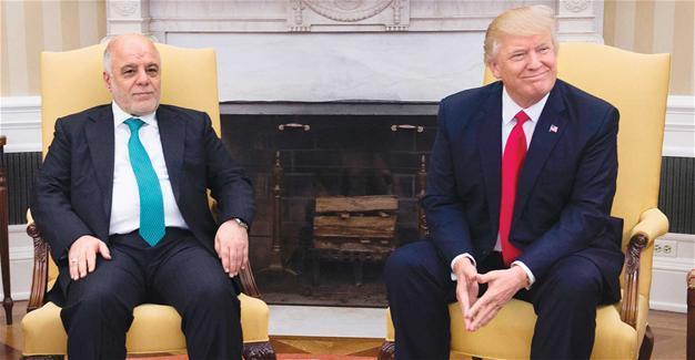 Iraq’s Abadi says he wins Trump’s assurances of more US support