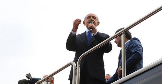 Main opposition leader criticizes Turkeys state TV for broadcasting Erdoğan rally during his interview